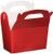 amscan Gable Favour Box, Bulk | Apple Red | Party Accessory | 24 Ct.