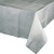 Creative Converting 6-Count Paper Banquet Table Covers, Shimmering Silver