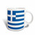 3dRose mug_158320_2 Flag of Greece Greek Sky Blue White Stripes with Cross Mediterranean Europe World Country Souvenir Ceramic Mug, 15-Ounce