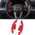 For Audi Paddle Shifter Extensions, Aluminum Metal Steering Wheel Paddle Shifter(Fits:Audi A3 A4 Q7 S3 2017-2019, A5 Q5 S4 S5 SQ5 2018-2019, Q8 2019, TT TTS 2016-2019)(Red)