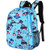 VBG VBIGER School Backpack Kids Backpack Cute Elementary Bookbag with Animal Pattern for Boys Girls (SkyBlue-Car)