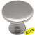 25 Pack - Cosmas 4545SN Satin Nickel Cabinet Hardware Round Knob - 7/8" Diameter