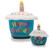 Cuddle Barn Set of 2 Large and Small Singing Birthday Cupcakes
