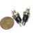 2 Pieces NC white normally closed Mini Push Button Momentary OFF ON Switch A2