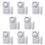 Wsdcam Door and Window Alarm for Home Time Delay Alarm Magnetic Window Alarm Sensors for Home Security, Loud 110 dB - 8 Pack