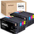 ZIPRINT Compatible Ink Cartridge Replacement for HP 950 951 XL 950XL 951XL use with HP OfficeJet Pro 8600 8610 8620 8100 8630 8660 8640 8615 8625 276DW 251DW 271DW Printer (Black Cyan Magenta Yellow,