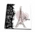 3dRose db_162268_2 Paris Eiffel Tower with Heart and Black Lace Memory Book, 12 by 12-Inch