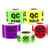 5 Rolls - Quality Control Label Bundle for Quality Control Inventory Warehouse Various Sizes - 1500 Labels