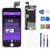 LEYKI LCD Touch Screen Replacement Digitizer Screen Display Assembly Full Set Repair Tool Kit for iPhone (6S-Black)