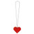 32" Heart LED Necklace, Red