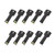 RAOYI 10PCS 2G USB Flash Drive Metal Key USB Key Design Pen Drive USB 2.0 Black