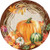 Creative Converting 332018case Harvest Wreath Dessert Plates, One Size, Multicolor
