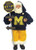 Santa's Workshop MIW025 Michigan Santa Figurine, 12", Multi