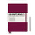 Leuchtturm1917 Master Slim Hardcover Squared Notebook- 121 Numbered Pages,  Port Red