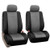 FH-PU001102 PU Leather Car Front Bucket Seat Covers Gray / Black color