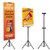 T-SIGN Double-Sided Tripod Banner Stand, Heavy Duty Poster Stand, Adjustable Floor Standing Sign Stand Up to 79.9 inches for Board Sign Holder Display