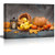 wall26 - Canvas Prints Wall Art - Pumpkin,Apples, Autumn Leaves and Lattern | Modern Wall Decor/Home Decoration Stretched Gallery Canvas Wrap Giclee Print. Ready to Hang - 16" x 24"