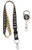 WinCraft Bundle 2 Items: University of Idaho Vandals 1 Lanyard and 1 Premium Badge Reel