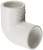 Spears 406 Series PVC Pipe Fitting, 90 Degree Elbow, Schedule 40, White, 1-1/4" x 3/4" Socket