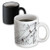 3dRose mug_62728_3 Sparrow Bird on a Winters Day Magic Transforming Mug, 11-Ounce