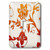 3dRose lsp_62981_1 Orange and Red Floral Pattern Single Toggle Switch Multicolor