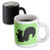 3dRose Squirrel on Green Tile Magic Transforming Mug, 11-Ounce