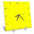 3dRose LLC Yellow Tone Desk Clock, 6 by 6-Inch