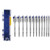 Speedbor 1891775 Irwin Tools Blue-Groove Spade Bits, 12-Piece, Slim Case