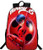 Kid's Cartoon Ladybug Schoolbag Miraculous Ladybug Backpack Red Printed Shoulder Bag