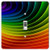 Rikki Knight Rainbow Colorful Paper Curls-Single Toggle Light Switch Plate