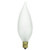 Sunlite 25CFF/32/CD2 Incandescent 25-Watt, Candelabra Based, Chandelier Bulb, Flame Tip, Frost, Carded 2-Pack