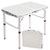 RedSwing Small Folding Table Adjustable Height 23.6"x15.7"x10.2"/19", Lightweight Aluminum Camping Table, 2 Feet