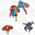 RoomMates Avengers Classic Peel and Stick Wallpaper