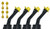 Super Spouts Gas Can Spout Replacement for Blitz Old Style Nozzles with Caps and Vents. 4 Pack
