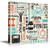 wall26 - Canvas Prints Wall Art - Fitness Design with Typography | Modern Wall Decor/Home Decoration Stretched Gallery Canvas Wrap Giclee Print. Ready to Hang - 24" x 24"