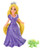 Disney Princess Magiclip Rapunzel and Pascal Doll