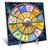 3dRose dc_98671_1 Pretty Zodiac Wheel Art-Desk Clock, 6 by 6-Inch