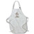 3dRose apr_159571_1 Keep Calm & Buy Shoes, Pink Full Length Apron, 22 by 30", White, with Pockets