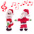 Yansanido Twerking Santa Claus-[English Song] Twisted Hip,Singing and Dancing Electric Toy, Twisted Hip Santa Claus Figure Christmas Xmas Gift for Kids (Christmas Santa Claus-English Song)