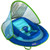 SwimWays Infant Baby Spring Float with Adjustable Sun Canopy - Blue