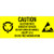 Tape Logic TLDL9060 Labels,"Electrostatic Sensitive Devices", 1" x 2 1/2", Black/Yellow, 1 Roll of 500 Labels