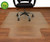 AiBOB 53 x 45 inches Office Chair mat for Hardwood Floor, Easy Glide for Chairs, Flat Without Curling, Polyethylene Floor Mats for Desk Computer