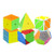 H XD global Speed Cube Set of 2x2 3x3 Pyramid Cube, Megaminx Cube, Skewb Cube, Smooth Magic Cube, IQ Puzzle Toy for Kids?6 Pack?