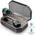 Wireless Headphones, Joyguard Bluetooth Headphones 5.0 True Wireless Earphones with Mic, IPX7 Waterproof Noise Cancelling in-Ear Wireless Earbuds with Charging Case for iOS, Android, PC -Black
