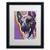 Malinois by Dean Russo, White Matte, Black Frame 16x20-Inch