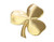 Biddy Murphy Shamrock Wall Hanging Irish Wall Decor Gold Plated Pewter Irish Blessing