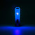 RovyVon Aurora A7 LED Keychain Flashlight, 550 Lumens, Cree Rechargeable Mini Torch, Fluorescent Blue,Super Bright EDC Light (Blue)