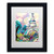 La Dame De Fer by Natasha Wescoat, White Matte, Black Frame 11x14-Inch