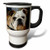 3dRose Dog American Bulldog Stainless Steel Travel Mug, 14-Ounce