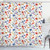Ambesonne House Decor Collection, Wildflowers Poppy Chamomile Cornflowers Daisies Countryside Fun Illustration Image, Polyester Fabric Bathroom Shower Curtain, 84 Inches Extra Long, Coral Navy Blue